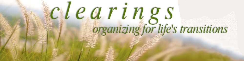 clearings organization - organizing for life's transitions